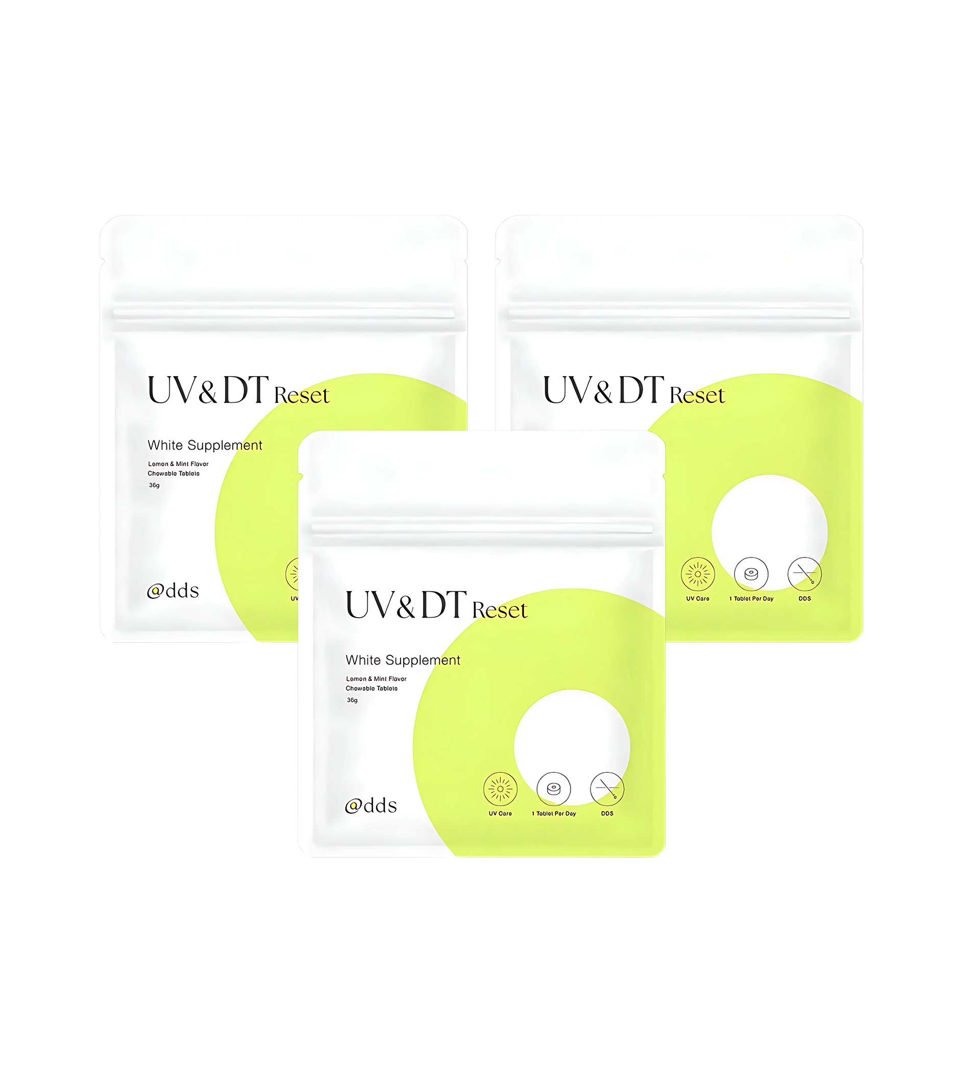 UV&DTリセット ホワイトサプリメント 3ヶ月3袋定期便